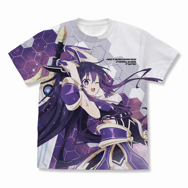 デート・ア・ライブV 夜刀神十香 フルグラフィックTシャツ/WHITE-M - 公式商品画像 | AniSmile