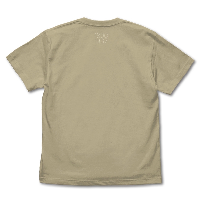 ミスカトニック大学購買部 H.P.ラブクラフト Tシャツ/SAND KHAKI-XL 画像 4 | AniSmile