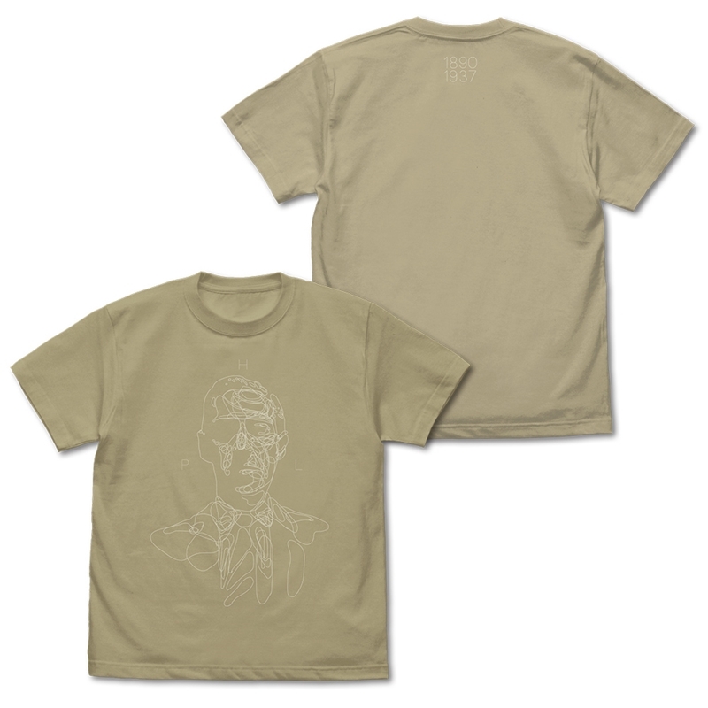 ミスカトニック大学購買部 H.P.ラブクラフト Tシャツ/SAND KHAKI-S 画像 2 | AniSmile