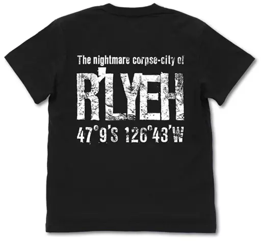 ミスカトニック大学購買部 ルルイエ Tシャツ/BLACK-XL - 公式商品画像 | AniSmile