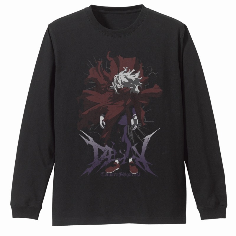 TVアニメ『僕のヒーローアカデミア』 死柄木弔 袖リブロングスリーブTシャツ/BLACK-L - 公式商品画像 | AniSmile