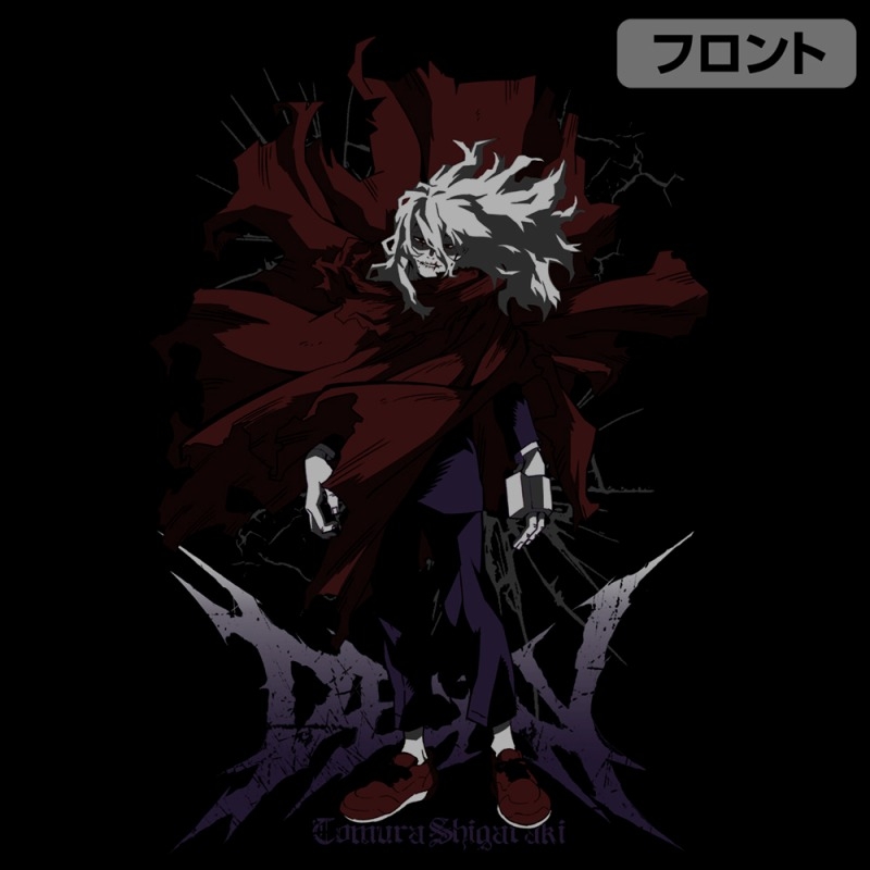 TVアニメ『僕のヒーローアカデミア』 死柄木弔 袖リブロングスリーブTシャツ/BLACK-L 画像 2 | AniSmile