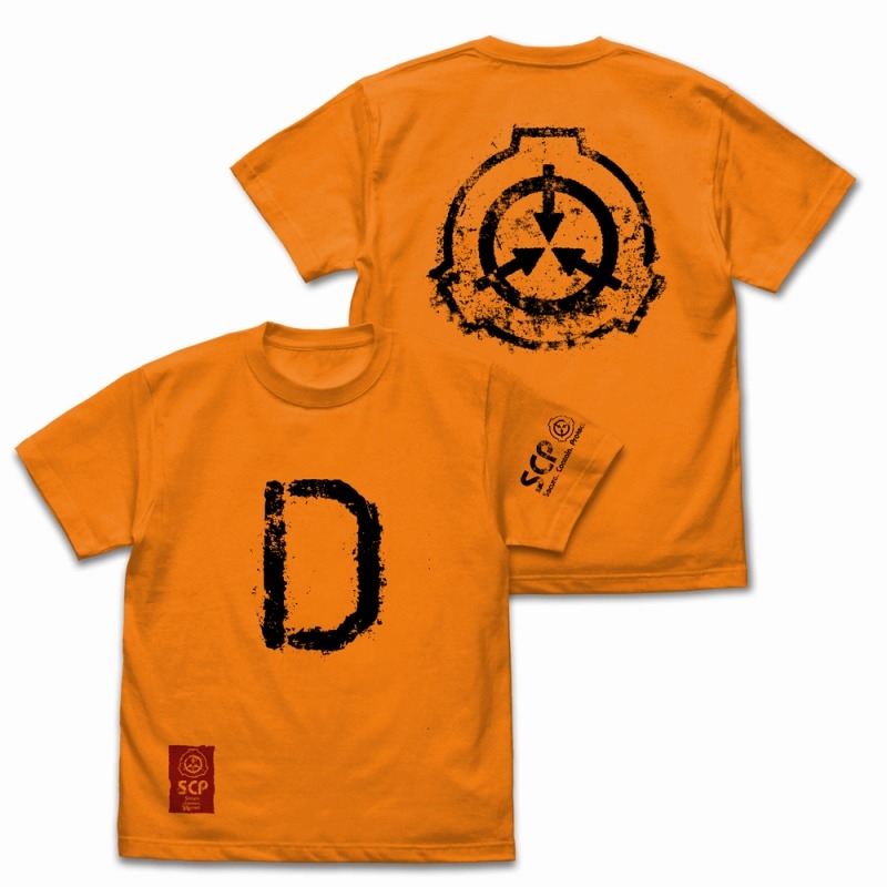SCP財団 Dクラス職員 Tシャツ/ORANGE-L - 公式商品画像 | AniSmile