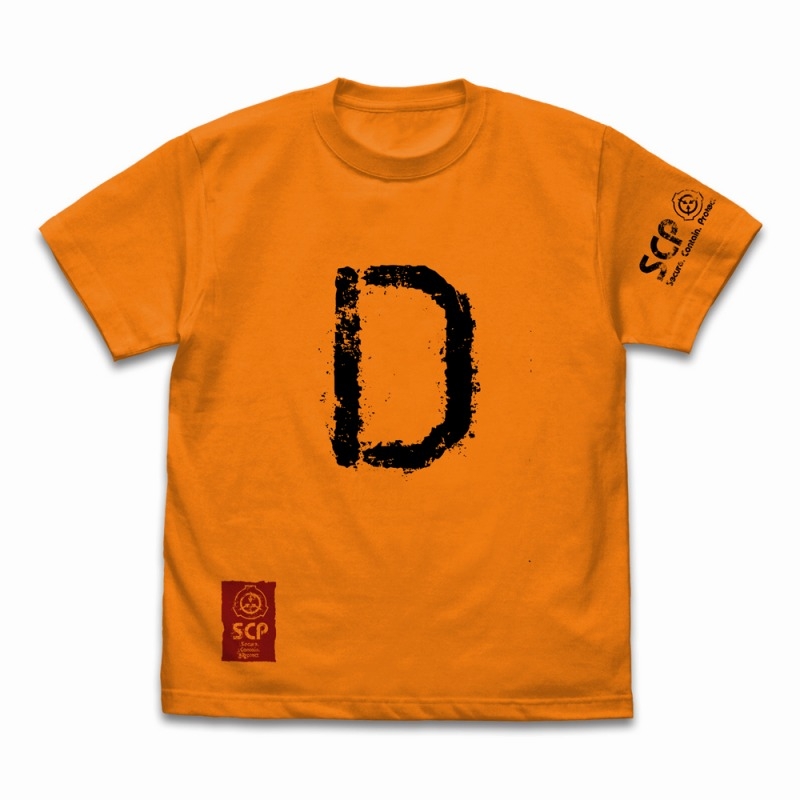 SCP財団 Dクラス職員 Tシャツ/ORANGE-L 画像 2 | AniSmile