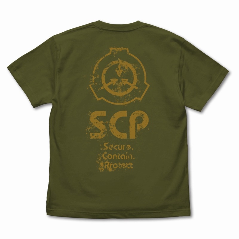 SCP財団 ヴィンテージロゴ Tシャツ/MOSS-XL 画像 3 | AniSmile