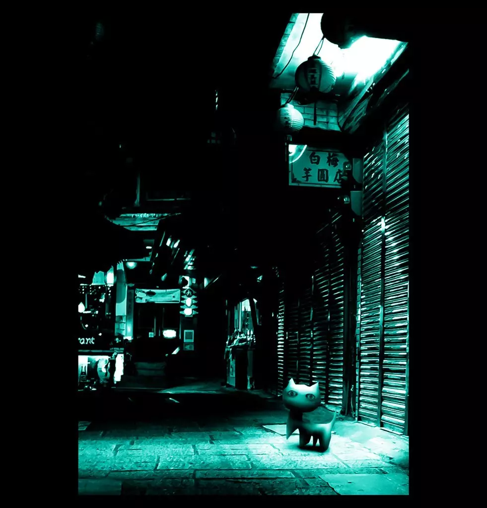 SCP財団ねこです。 Tシャツ/BLACK-XL 画像 2 | AniSmile
