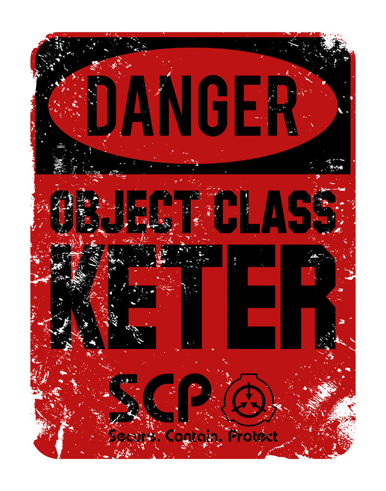 SCP財団 KETER Tシャツ/WHITE-S 画像 2 | AniSmile