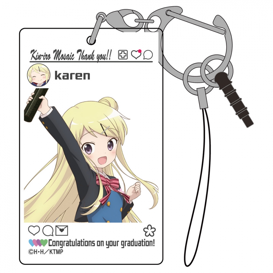 きんいろモザイクThank you!! SNS風アクリルマルチキーホルダー - 公式商品画像 | AniSmile