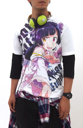俺の妹がこんなに可愛いわけがない 神猫フルグラフィックTシャツ/WHITE-M 画像 2 | AniSmile