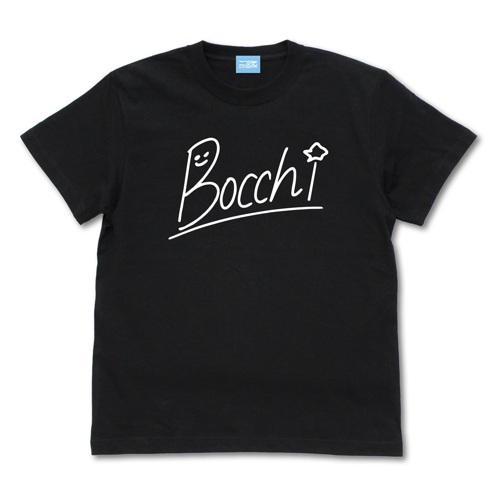 ぼっちちゃんのサイン Tシャツ/BLACK-S - 公式商品画像 | AniSmile