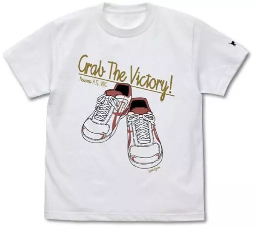 ハイキュー!! TO THE TOP 孤爪研磨シューズ Tシャツ/WHITE-L - 公式商品画像 | AniSmile