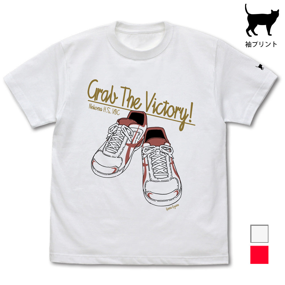 ハイキュー!! TO THE TOP 孤爪研磨シューズ Tシャツ/WHITE-S - 公式商品画像 | AniSmile