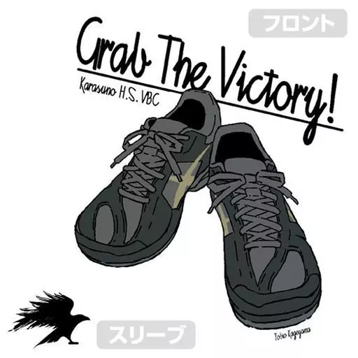 ハイキュー!! TO THE TOP 影山飛雄シューズ Tシャツ/WHITE-L 画像 2 | AniSmile