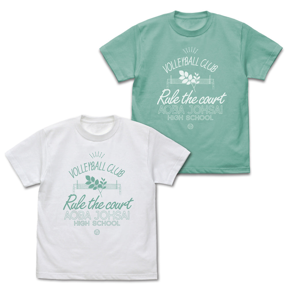ハイキュー!! 青葉城西高校バレーボール部 アイコンマークカレッジ Tシャツ/MINT GREEN-XL - 公式商品画像 | AniSmile