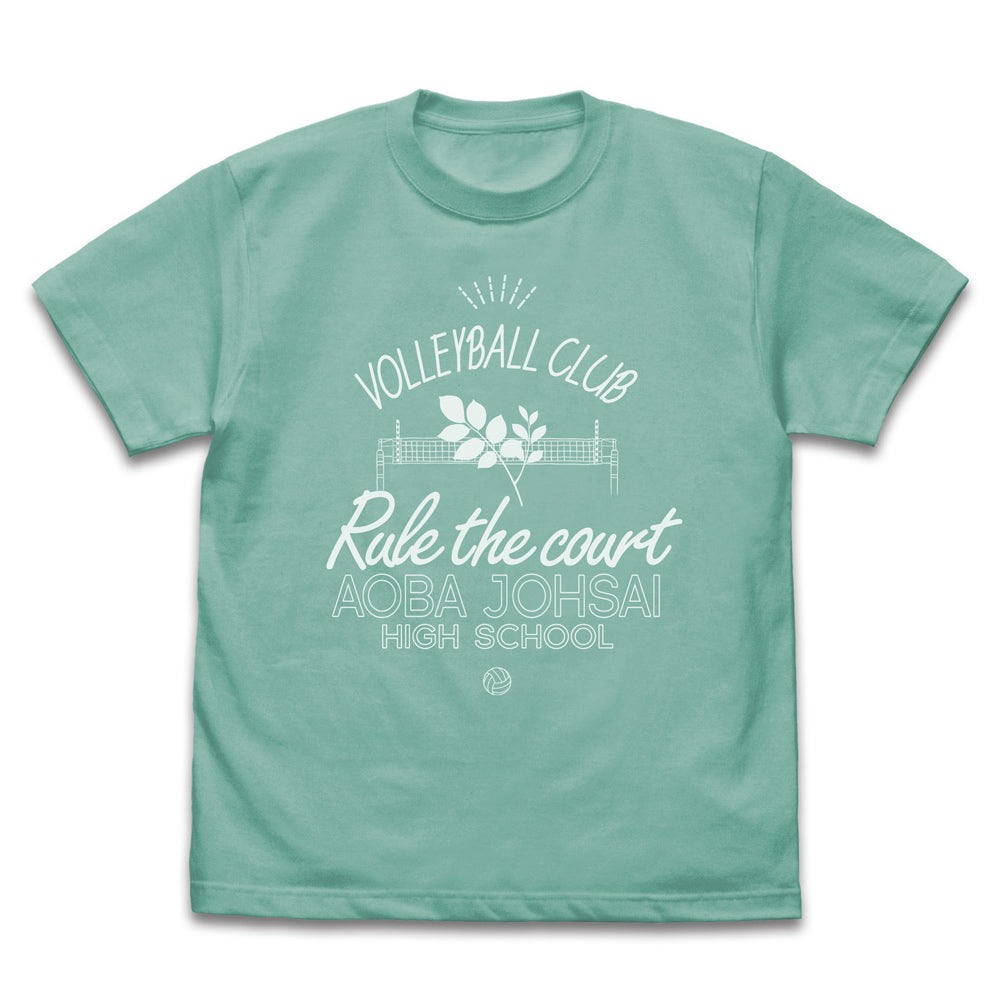 ハイキュー!! 青葉城西高校バレーボール部 アイコンマークカレッジ Tシャツ/MINT GREEN-XL 画像 4 | AniSmile