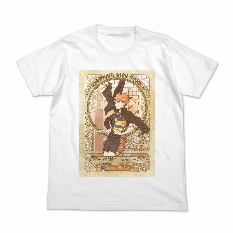 ハイキュー!! 日向翔陽 フルカラーTシャツ 飛翔Ver./WHITE-L - 公式商品画像 | AniSmile