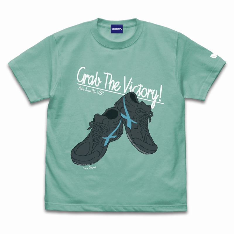 ハイキュー!! 及川徹シューズ Tシャツ/MINT GREEN-M - 公式商品画像 | AniSmile