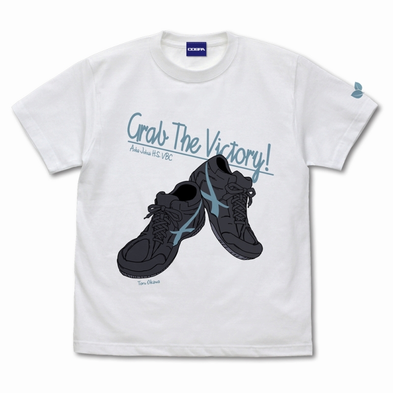ハイキュー!! 及川徹シューズ Tシャツ/WHITE-L - 公式商品画像 | AniSmile