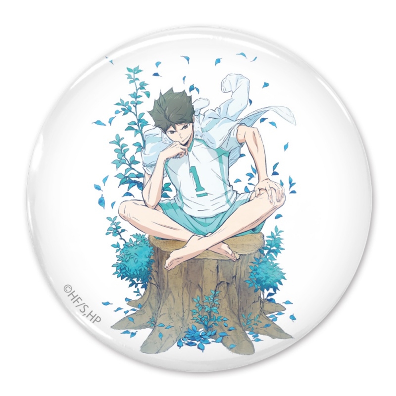 ハイキュー!! 及川徹 65mm缶バッジ Ver.2.0 - 公式商品画像 | AniSmile