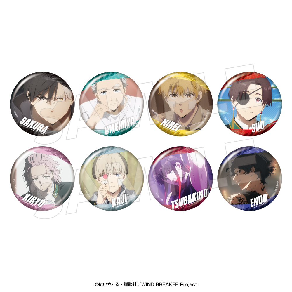 WIND BREAKER場面写缶バッジコレクション ブラインドパック(パック) - 公式商品画像 | AniSmile