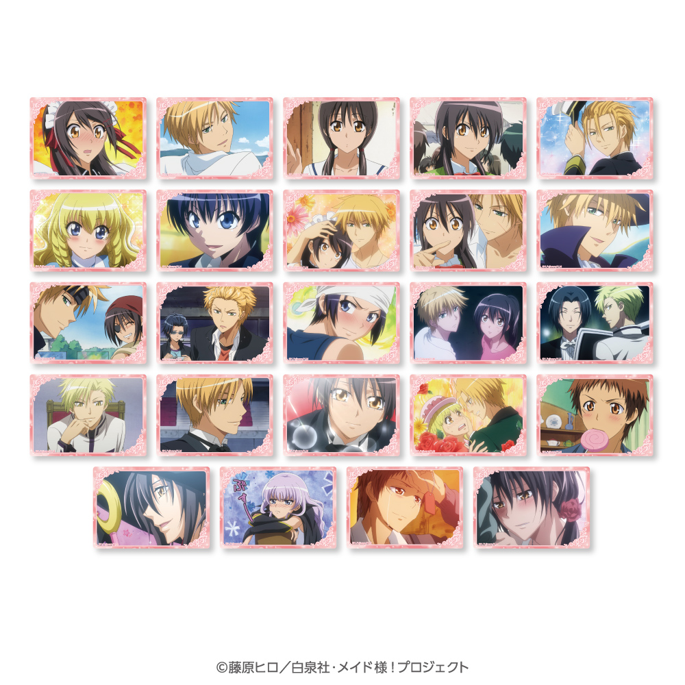 会長はメイド様! トレーディングミニクリアカード 2ブラインドパック(BOX)24種(1パック2枚入り) - 公式商品画像 | AniSmile