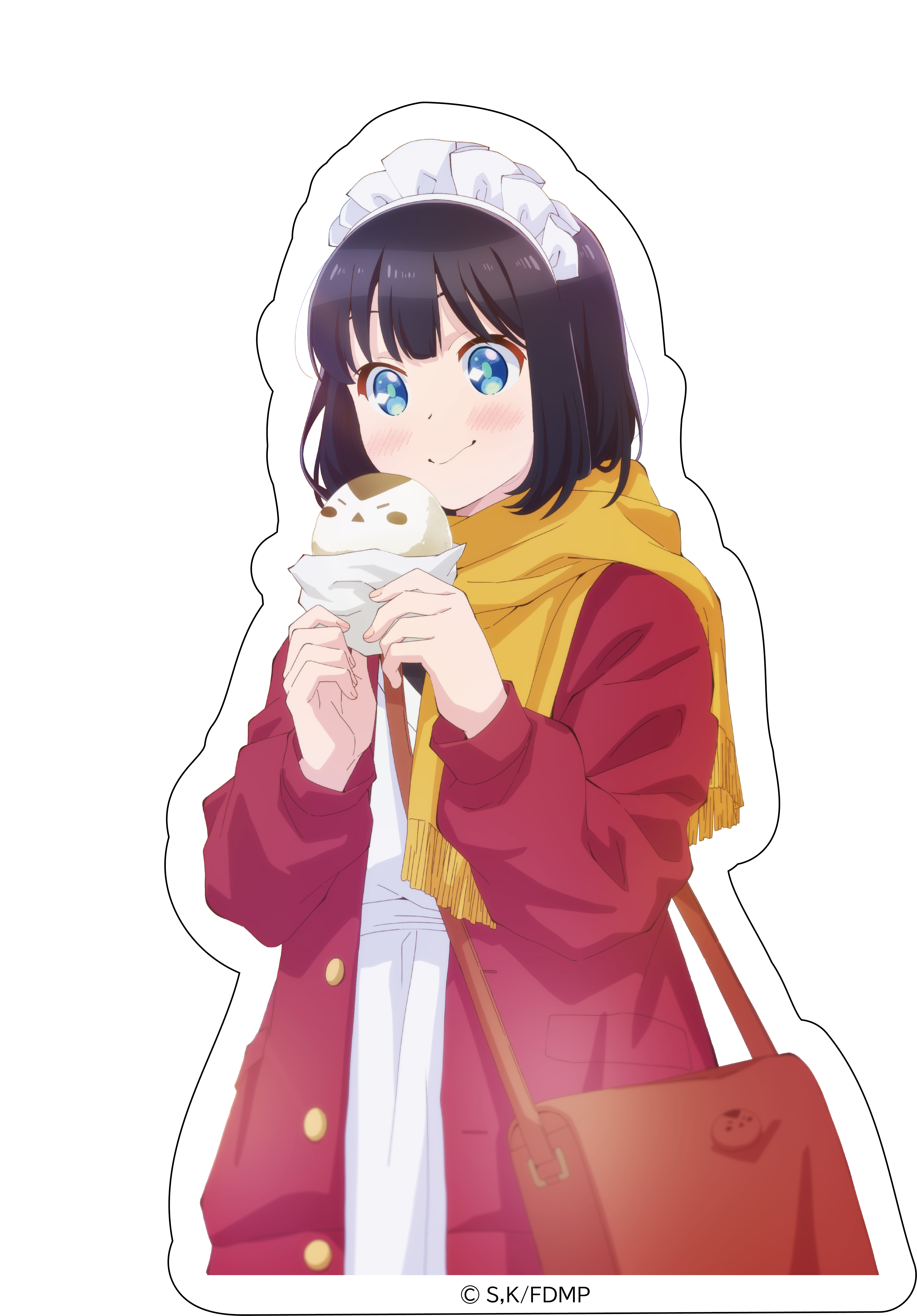 「メイドさんは食べるだけ」ダイカットステッカー スズメA 画像 2 | AniSmile