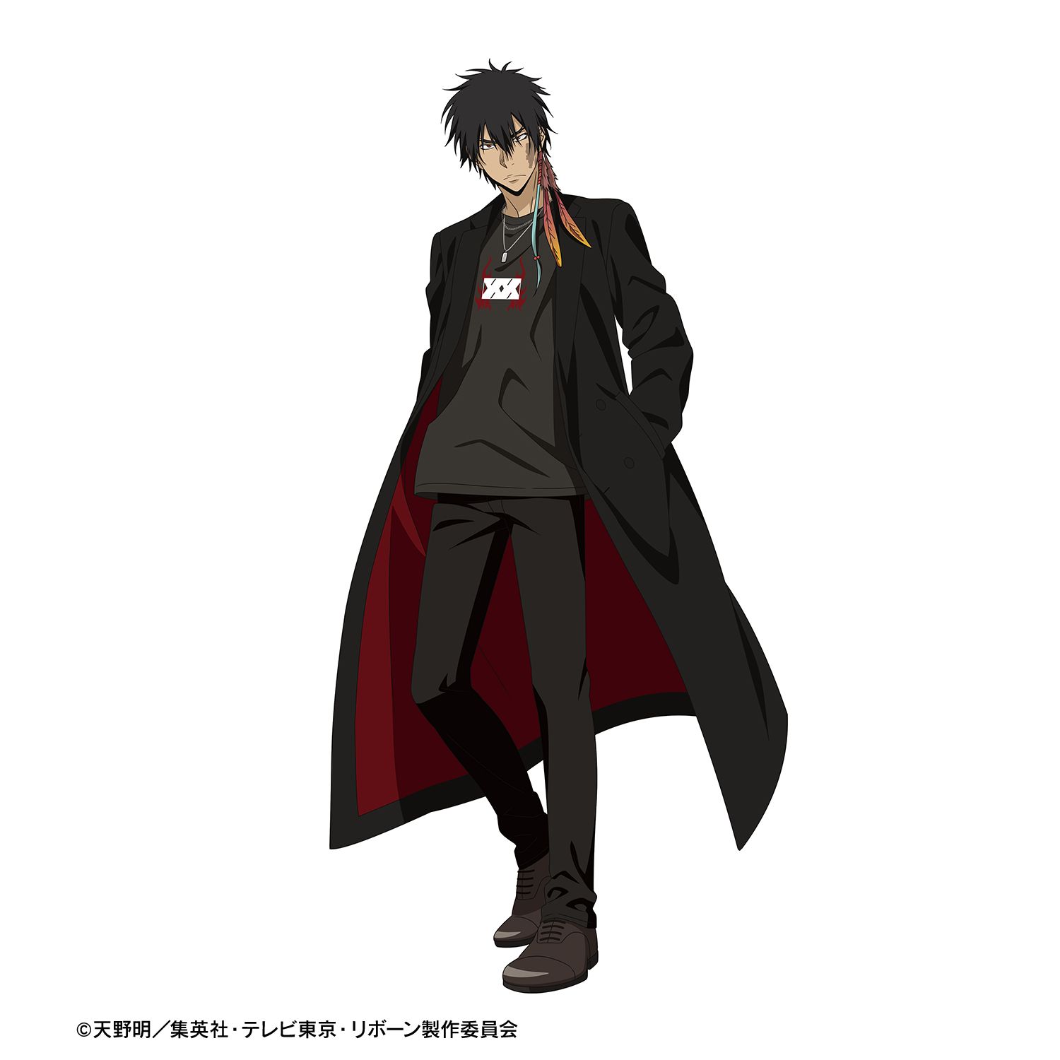 TVアニメ『家庭教師ヒットマンREBORN!』 描き下ろし XANXUS(10年後) カジュアルコーデver. 着用BIGシルエットTシャツユニセックス(サイズ/L) 画像 6 | AniSmile