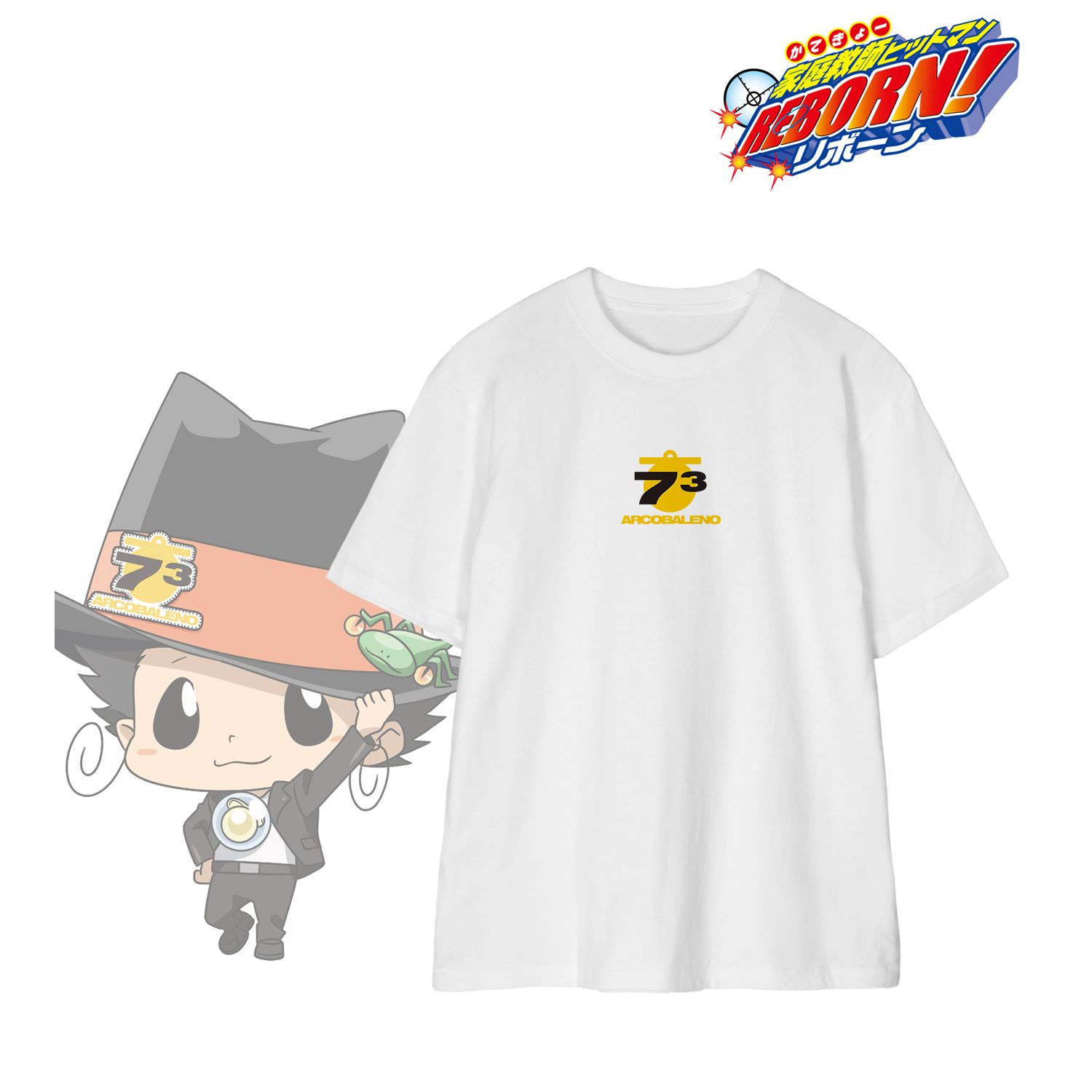 TVアニメ『家庭教師ヒットマンREBORN!』 リボーン モチーフTシャツレディース(サイズ/M) 画像 2 | AniSmile