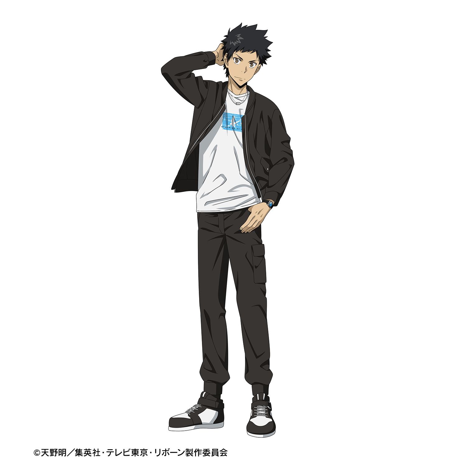 TVアニメ『家庭教師ヒットマンREBORN!』 描き下ろし 山本 武 カジュアルコーデver. 着用Tシャツメンズ(サイズ/S) 画像 4 | AniSmile