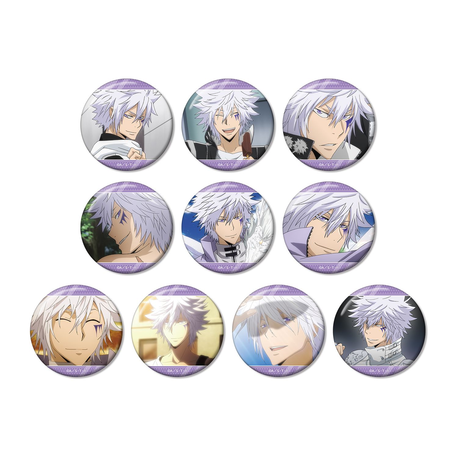 TVアニメ『家庭教師ヒットマンREBORN!』 トレーディング 白蘭オンリー 場面写缶バッジ(単位/単品) - 公式商品画像 | AniSmile