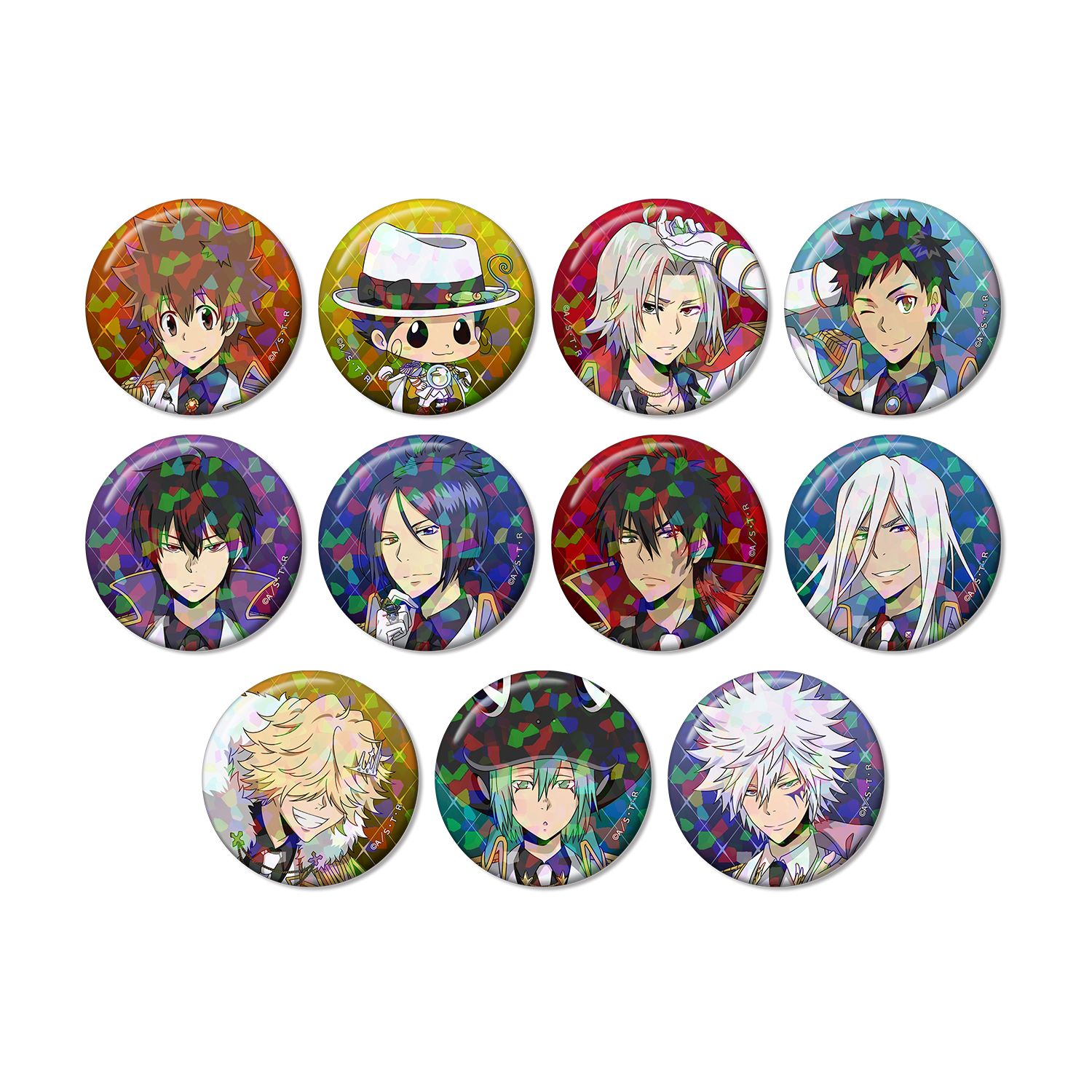 TVアニメ『家庭教師ヒットマンREBORN!』 描き下ろし 白衣装ver. トレーディングホログラム缶バッジ(単位/単品) - 公式商品画像 | AniSmile
