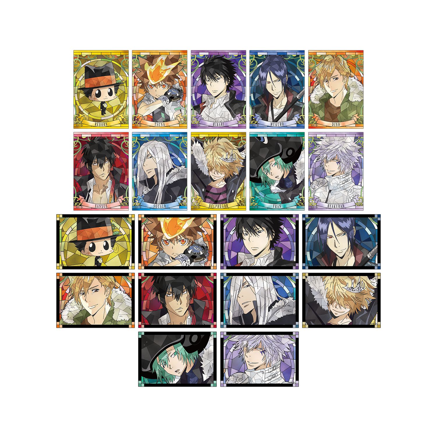 TVアニメ『家庭教師ヒットマンREBORN!』 トレーディング Aure Glass ブロマイド(単位/単品) - 公式商品画像 | AniSmile