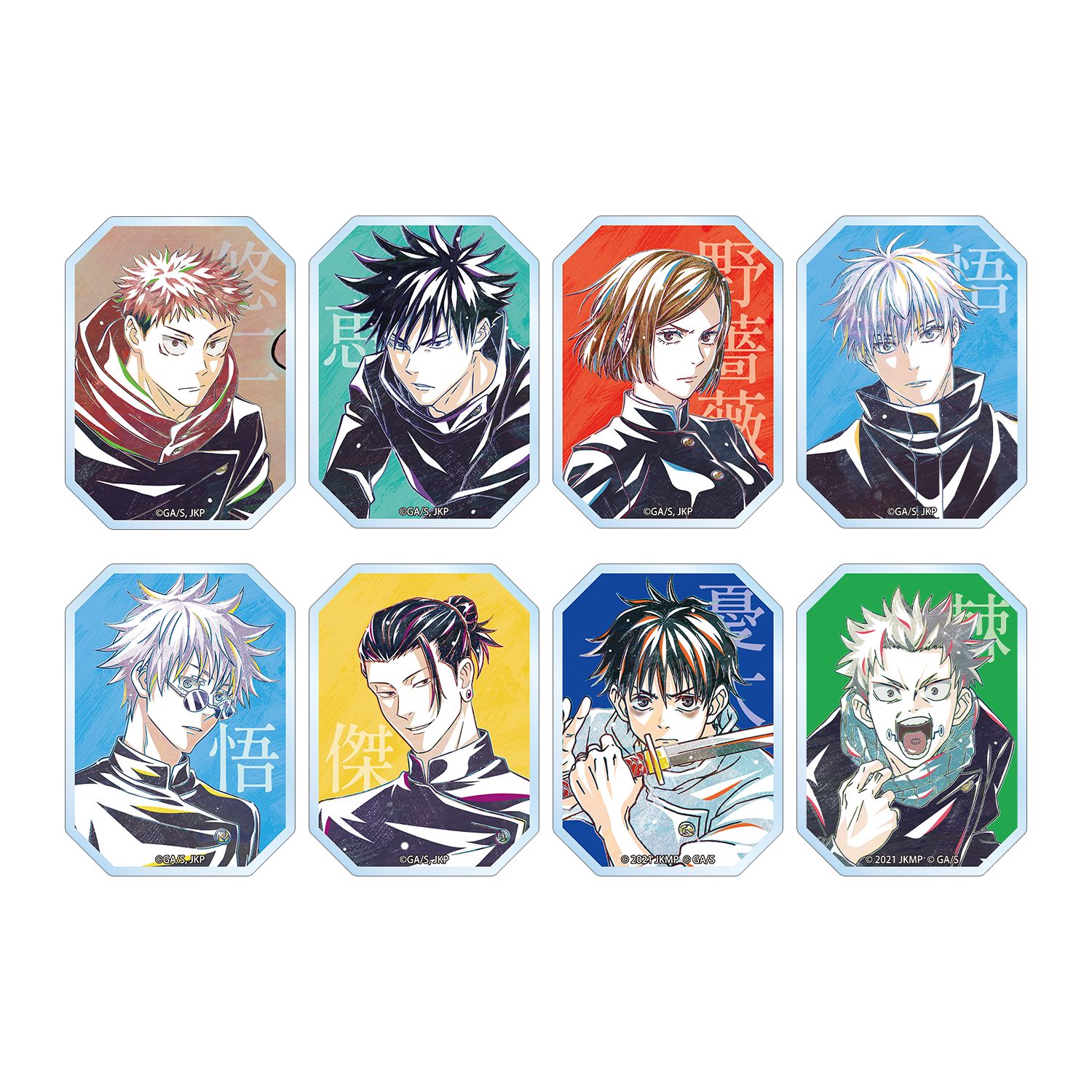 アニメ『呪術廻戦』5周年 Ani-Art トレーディングクリアダイカットステッカー(単位/単品) - 公式商品画像 | AniSmile