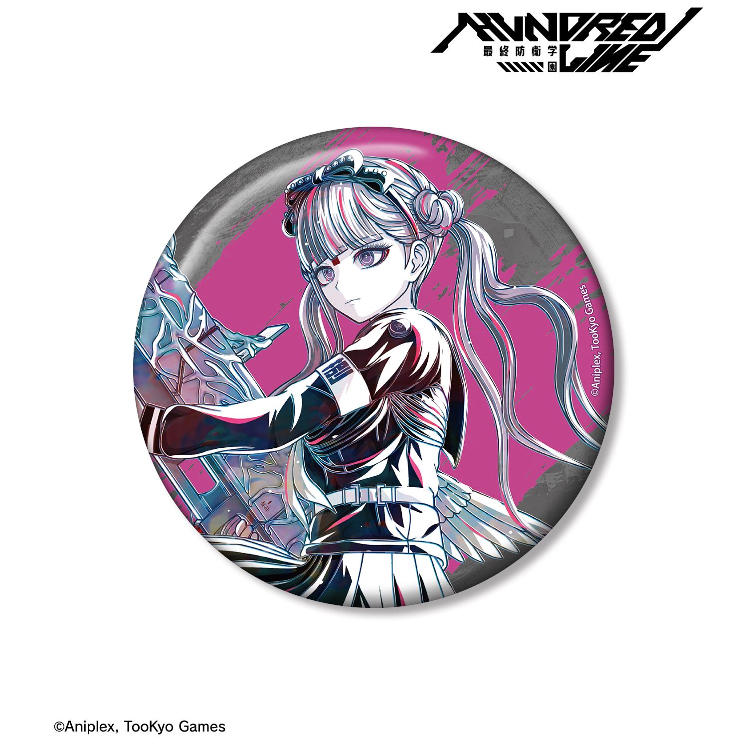 HUNDRED LINE -最終防衛学園- 九十九過子 Ani-Art 100mm缶バッジ 画像 2 | AniSmile