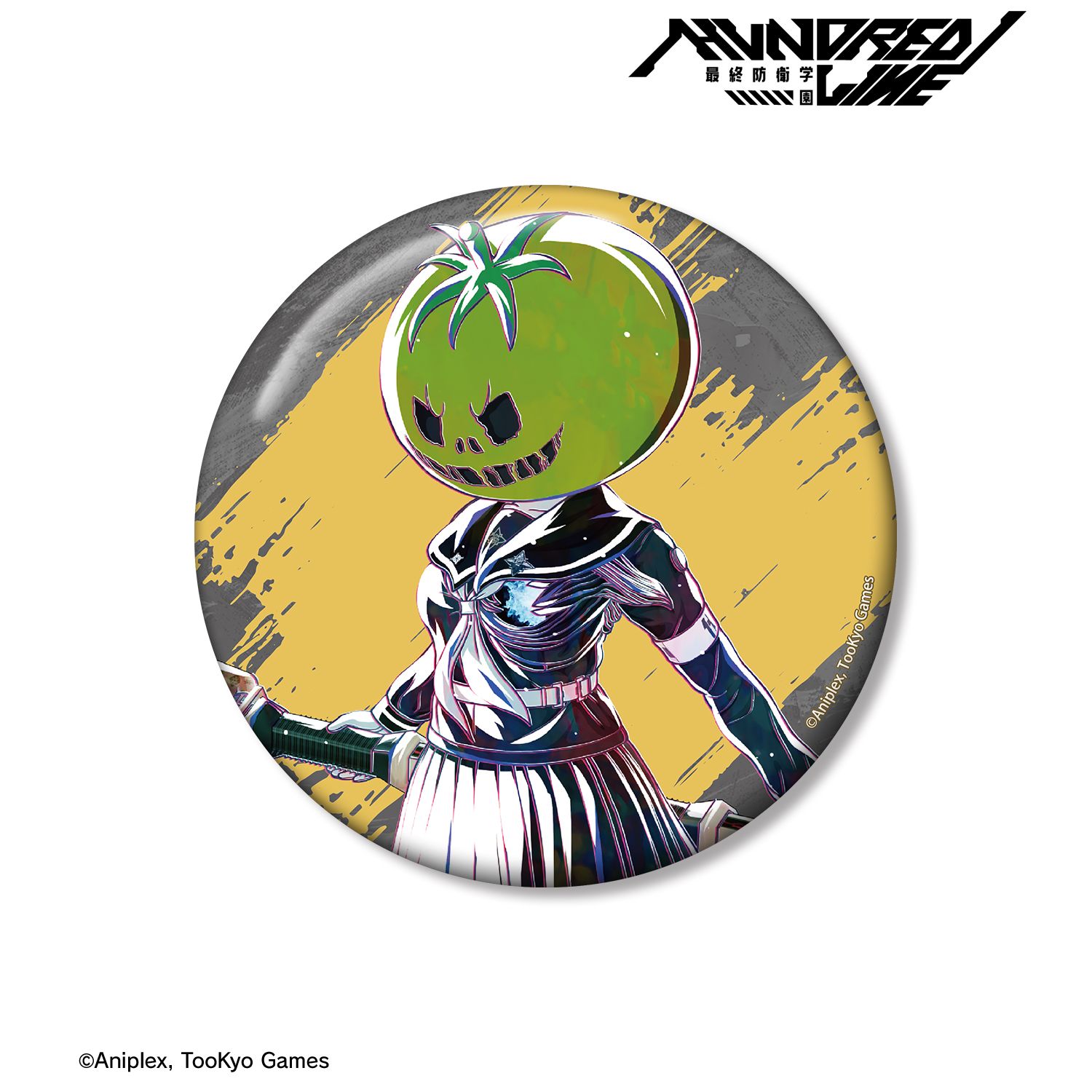HUNDRED LINE -最終防衛学園- 大鈴木くらら Ani-Art 100mm缶バッジ 画像 2 | AniSmile