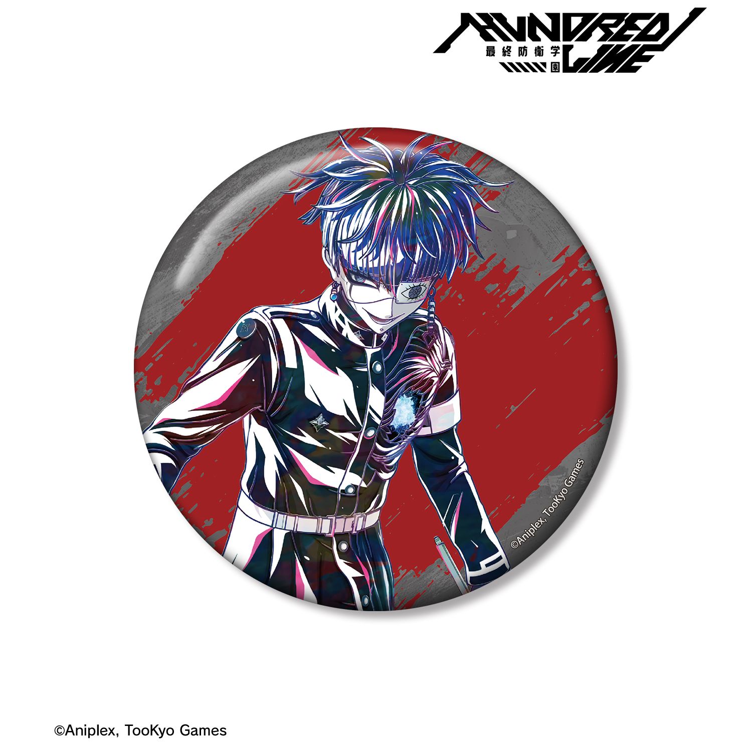 HUNDRED LINE -最終防衛学園- 面影歪 Ani-Art 100mm缶バッジ 画像 2 | AniSmile