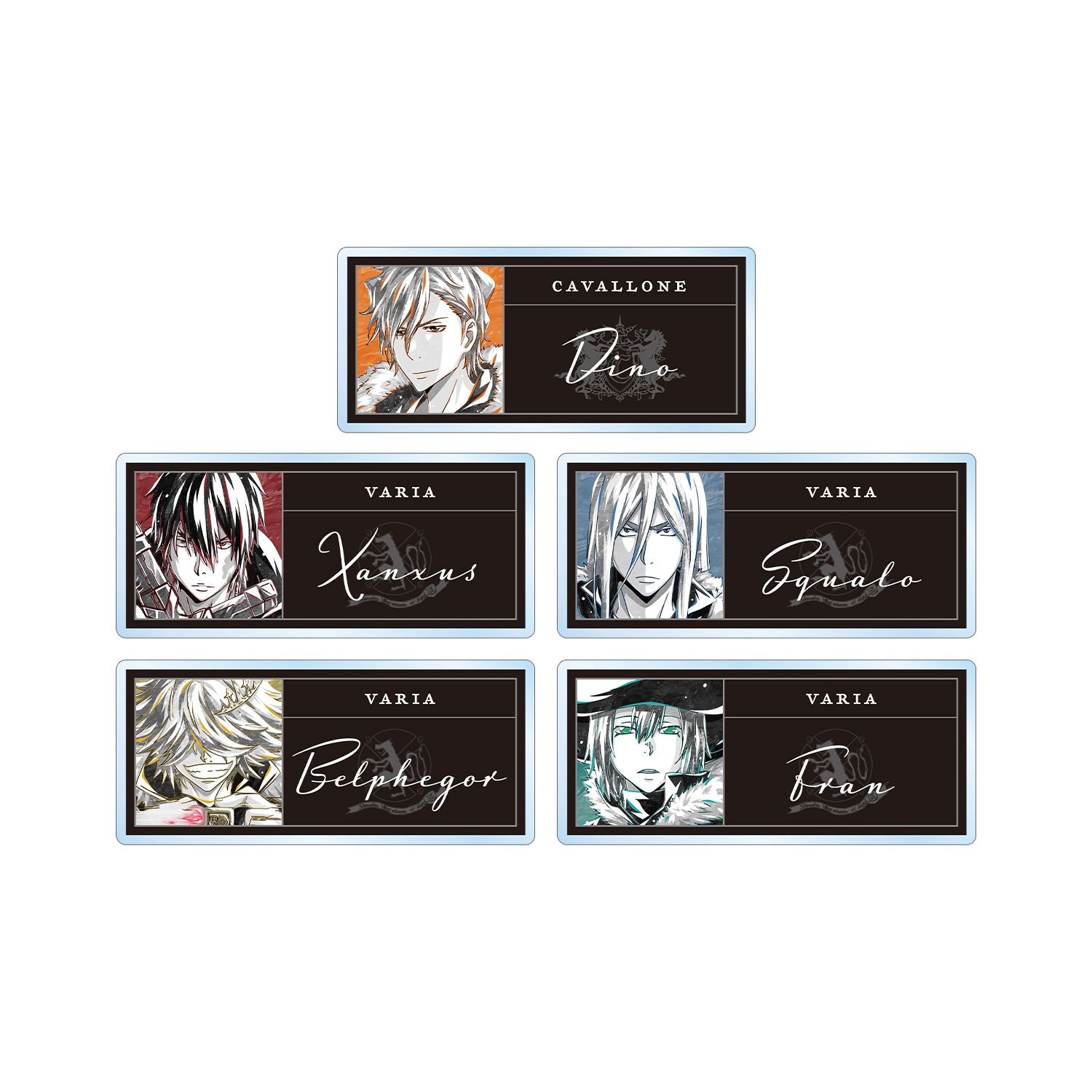 TVアニメ『家庭教師ヒットマンREBORN!』 トレーディング Ani-Art BLACK LABEL アクリルネームプレート ver.B(単位/単品) - 公式商品画像 | AniSmile