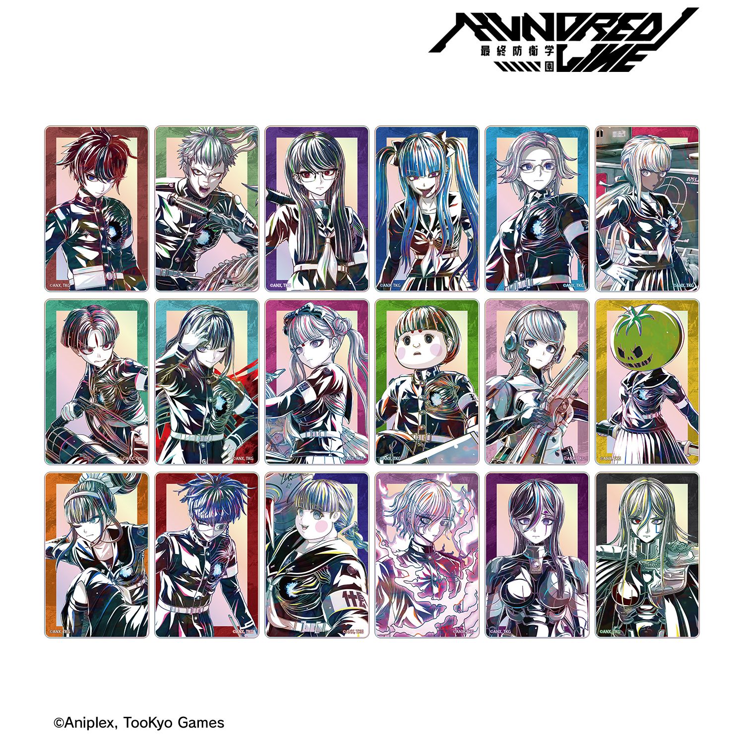 HUNDRED LINE -最終防衛学園- トレーディング Ani-Art オーロラアクリルカード(単位/単品) - 公式商品画像 | AniSmile