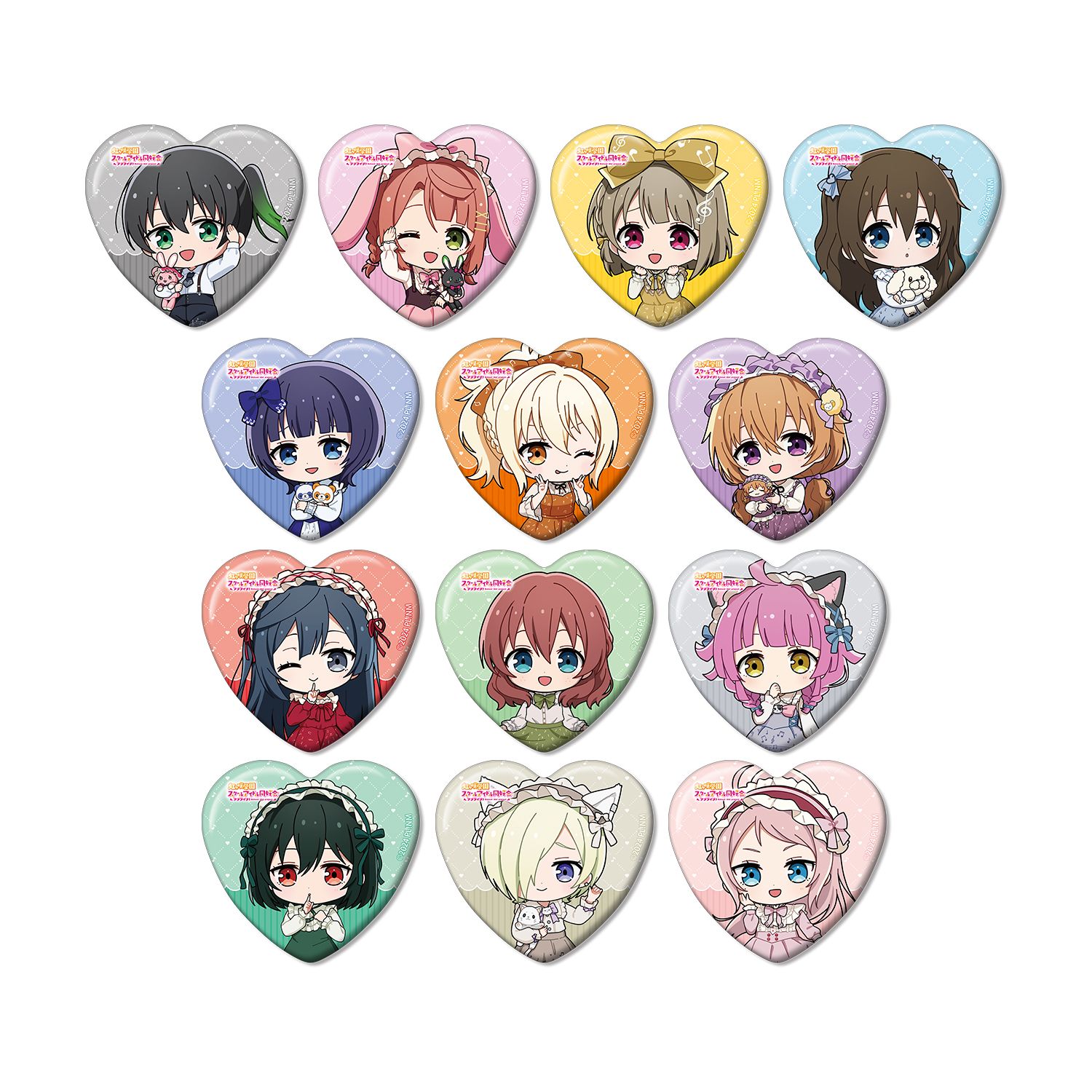 ラブライブ!虹ヶ咲学園スクールアイドル同好会 トレーディング ちびキャラ 音符ロリータver. ハート型缶バッジ(単位/単品) - 公式商品画像 | AniSmile