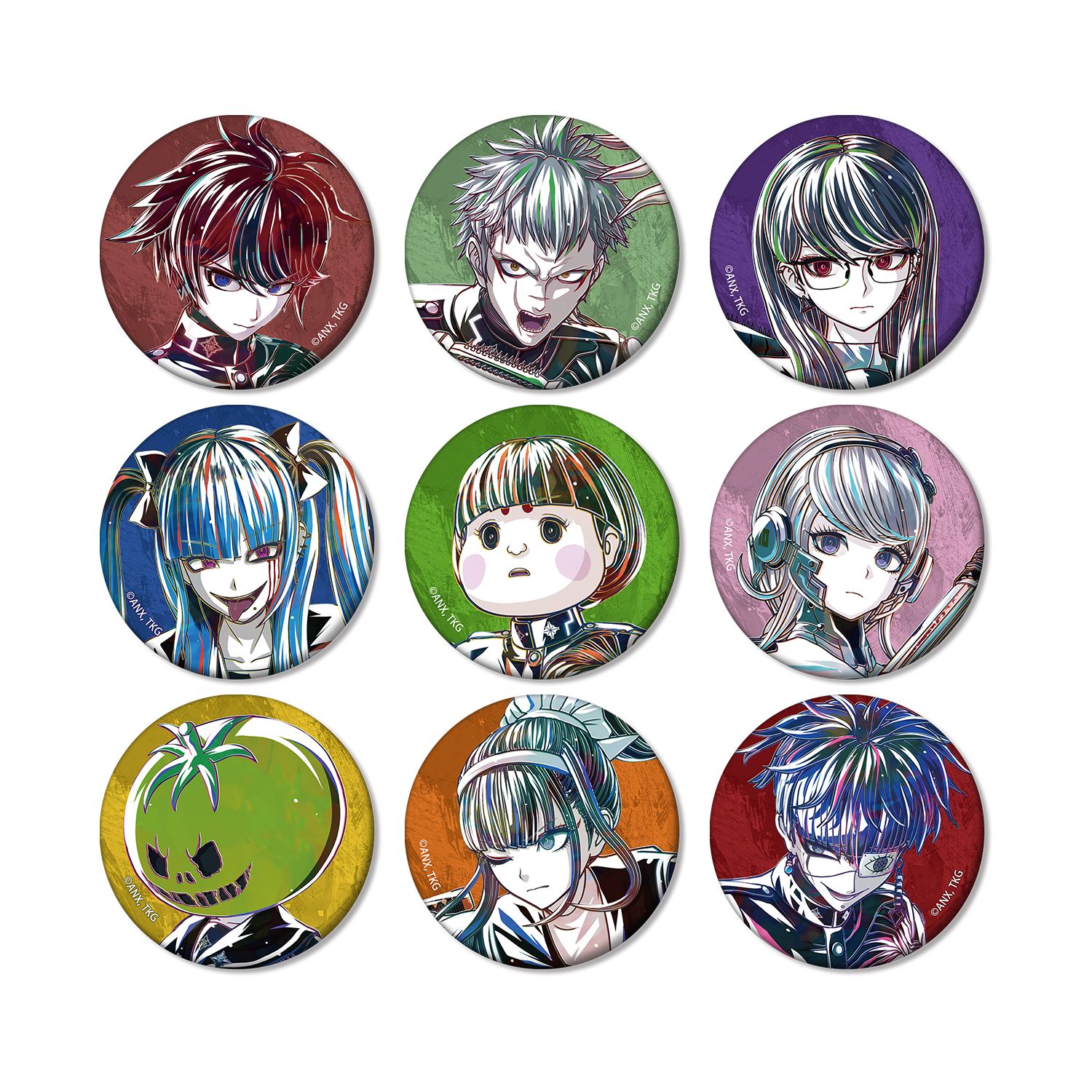 HUNDRED LINE -最終防衛学園- トレーディング Ani-Art マット缶バッジ ver.A(単位/単品) - 公式商品画像 | AniSmile