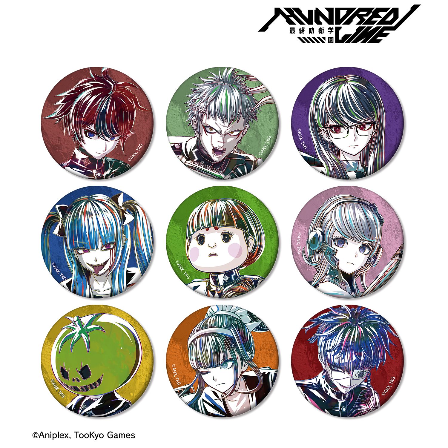 HUNDRED LINE -最終防衛学園- トレーディング Ani-Art マット缶バッジ ver.A(単位/単品) 画像 2 | AniSmile
