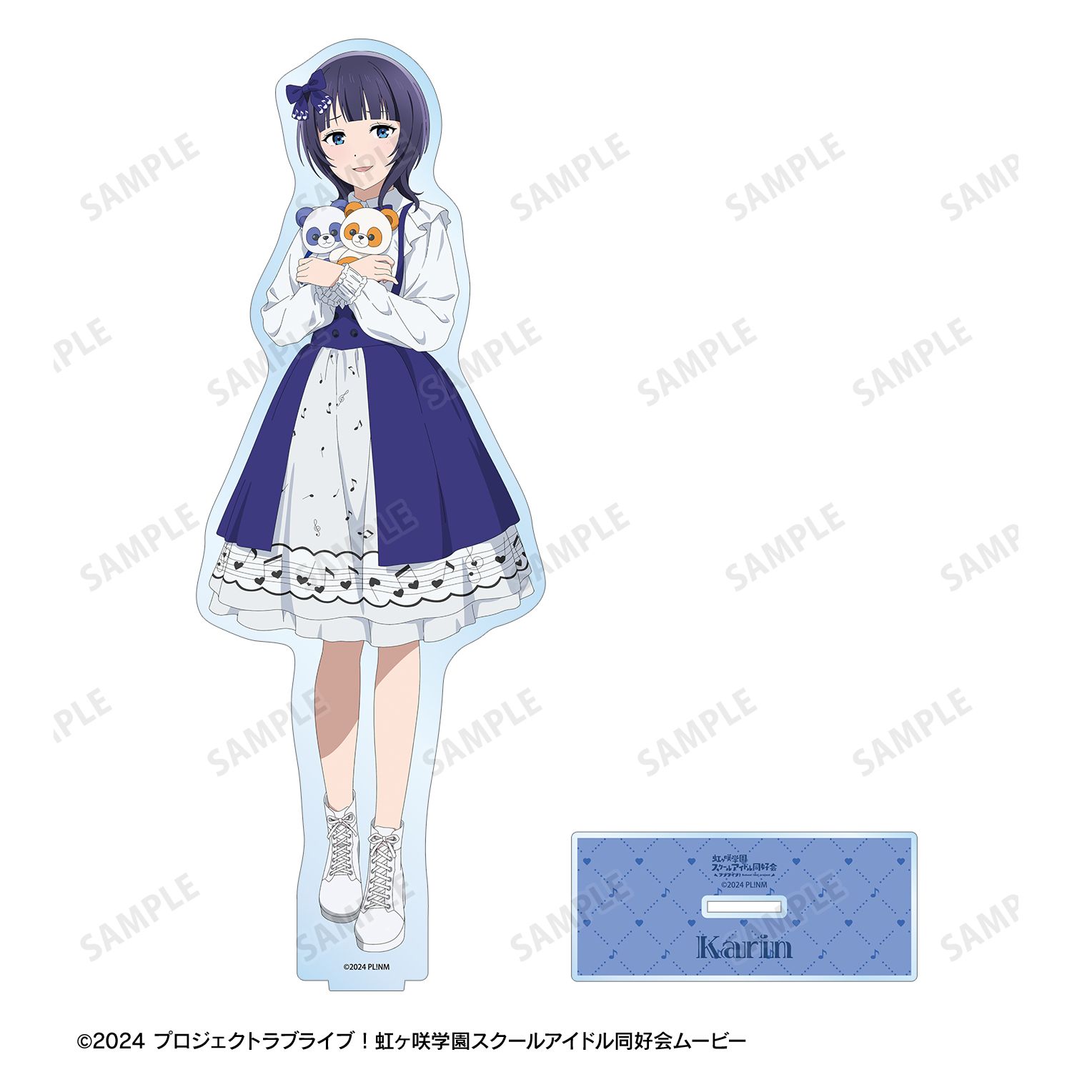 ラブライブ!虹ヶ咲学園スクールアイドル同好会 描き下ろし 朝香果林 音符ロリータver. 特大アクリルスタンド 画像 3 | AniSmile
