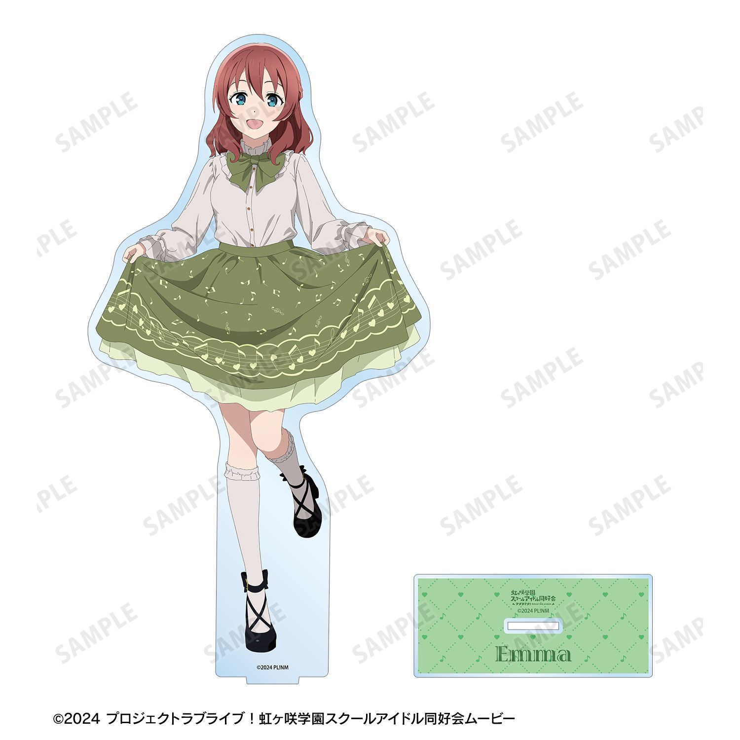 ラブライブ!虹ヶ咲学園スクールアイドル同好会 描き下ろし エマ・ヴェルデ 音符ロリータver. 特大アクリルスタンド 画像 3 | AniSmile