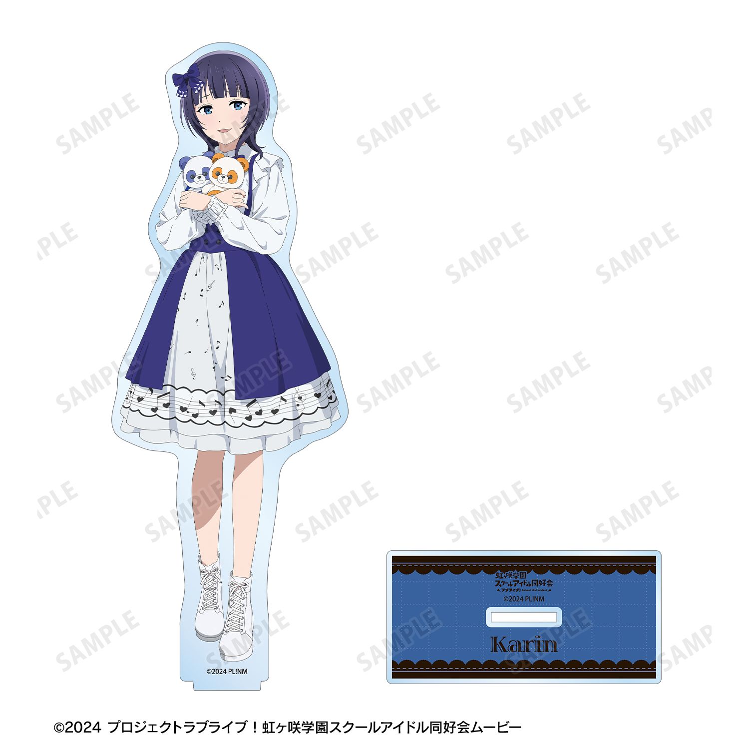 ラブライブ!虹ヶ咲学園スクールアイドル同好会 描き下ろし 朝香果林 音符ロリータver. BIGアクリルスタンド 画像 3 | AniSmile
