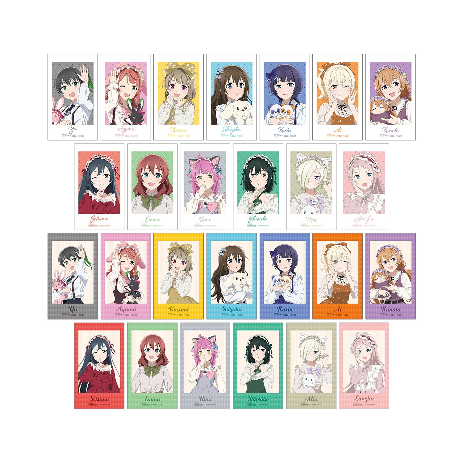 ラブライブ!虹ヶ咲学園スクールアイドル同好会 描き下ろし 音符ロリータver. トレーディングAni-Frame(単位/単品) - 公式商品画像 | AniSmile