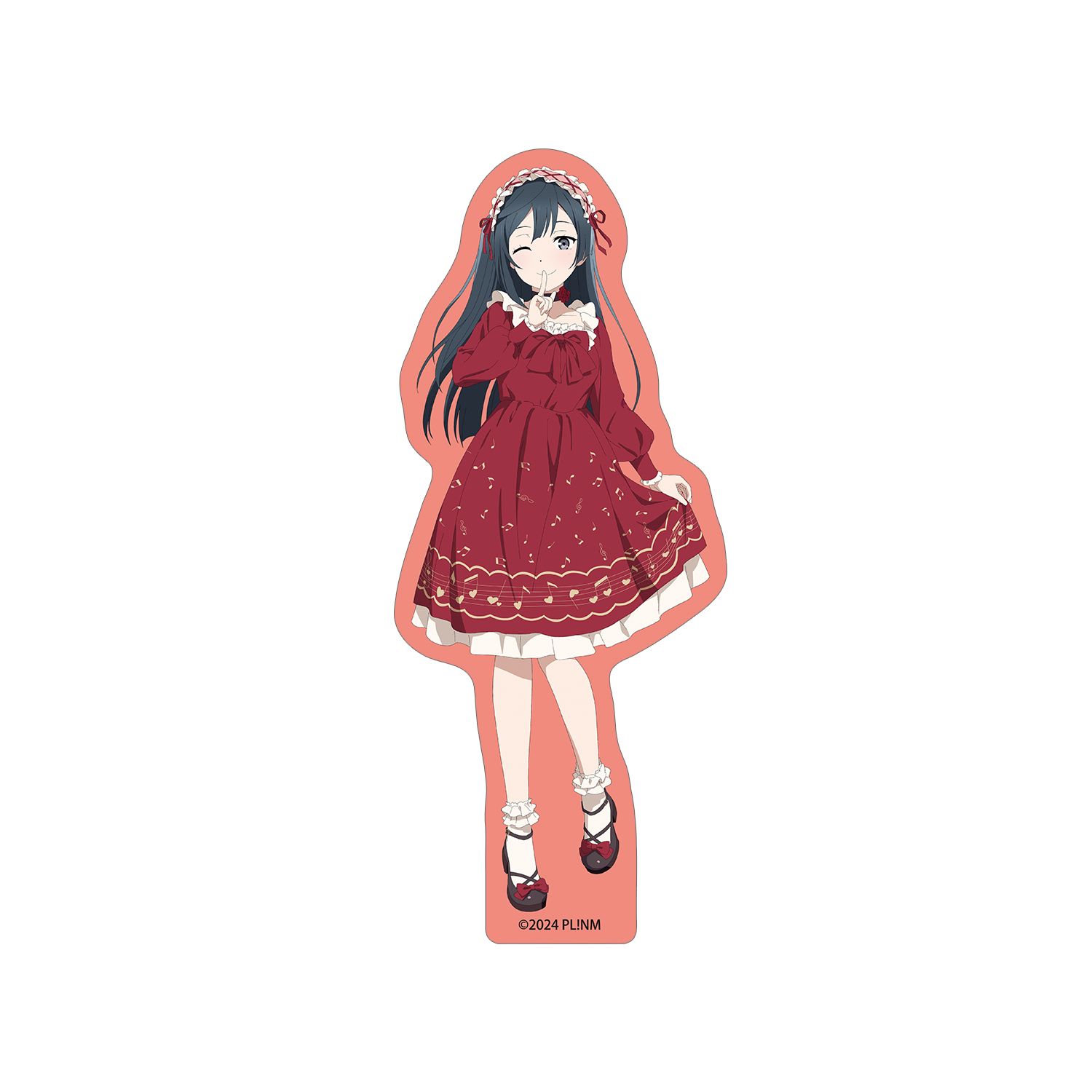 ラブライブ!虹ヶ咲学園スクールアイドル同好会 描き下ろし 優木せつ菜 音符ロリータver. ダイカットステッカー - 公式商品画像 | AniSmile
