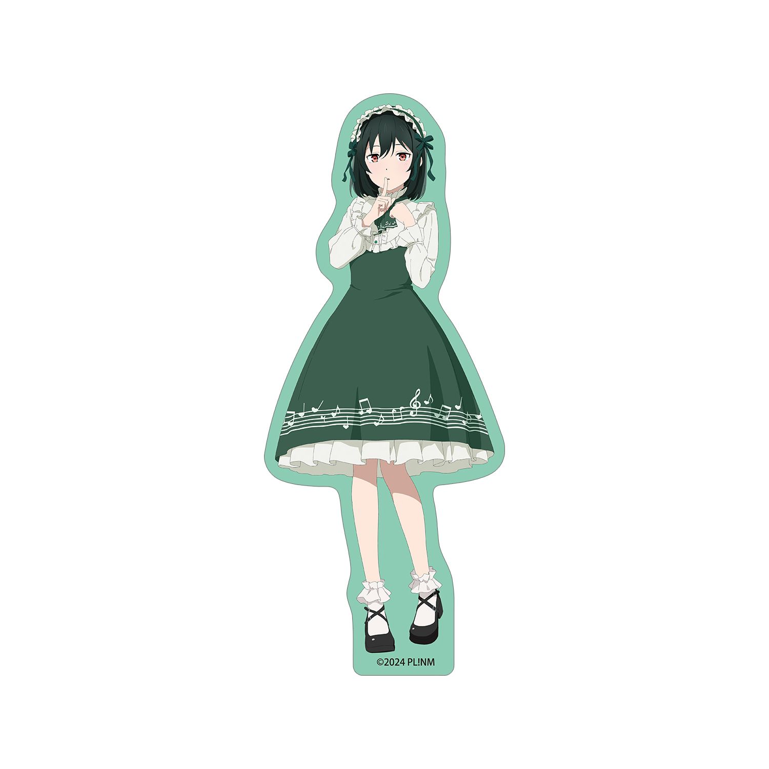 ラブライブ!虹ヶ咲学園スクールアイドル同好会 描き下ろし 三船栞子 音符ロリータver. ダイカットステッカー - 公式商品画像 | AniSmile