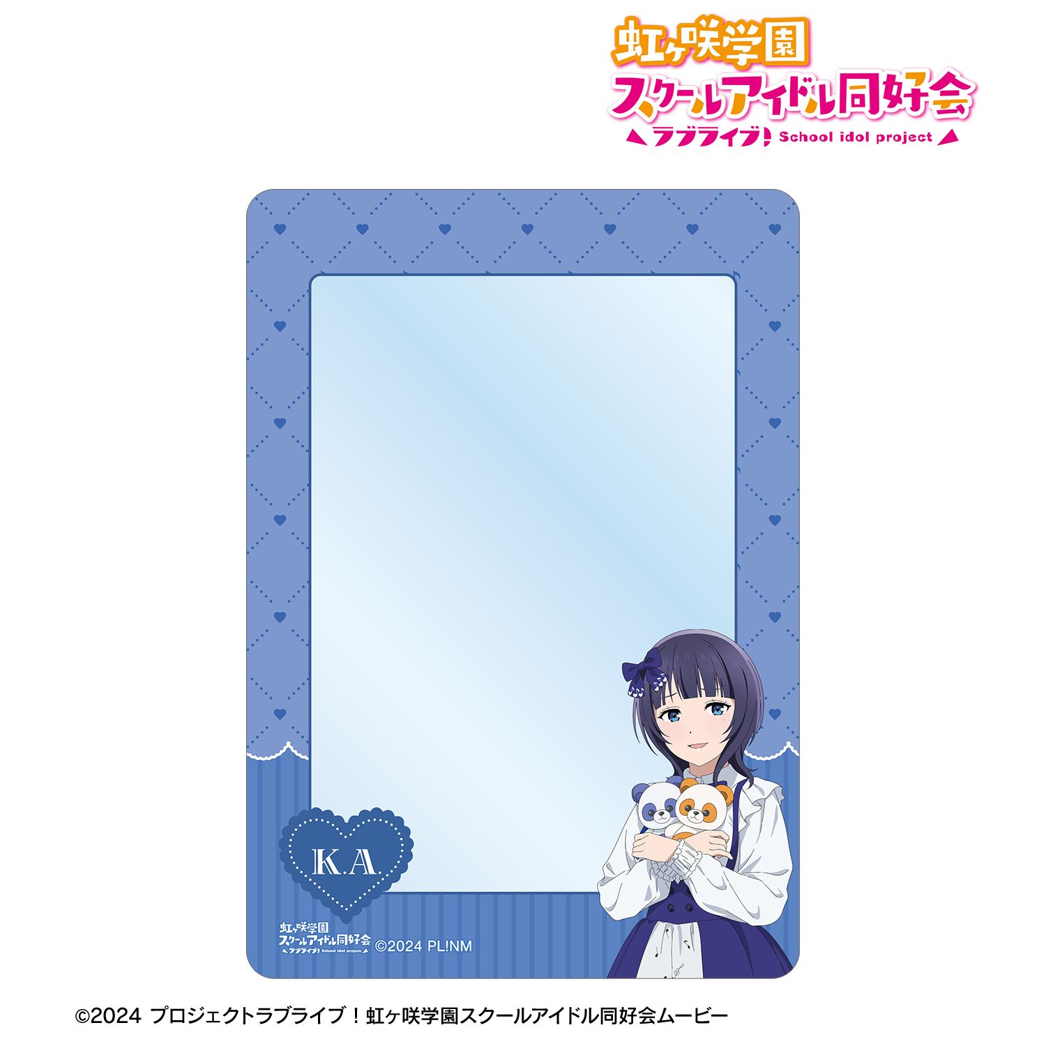 ラブライブ!虹ヶ咲学園スクールアイドル同好会 描き下ろし 朝香果林 音符ロリータver. B8硬質ケース 画像 2 | AniSmile