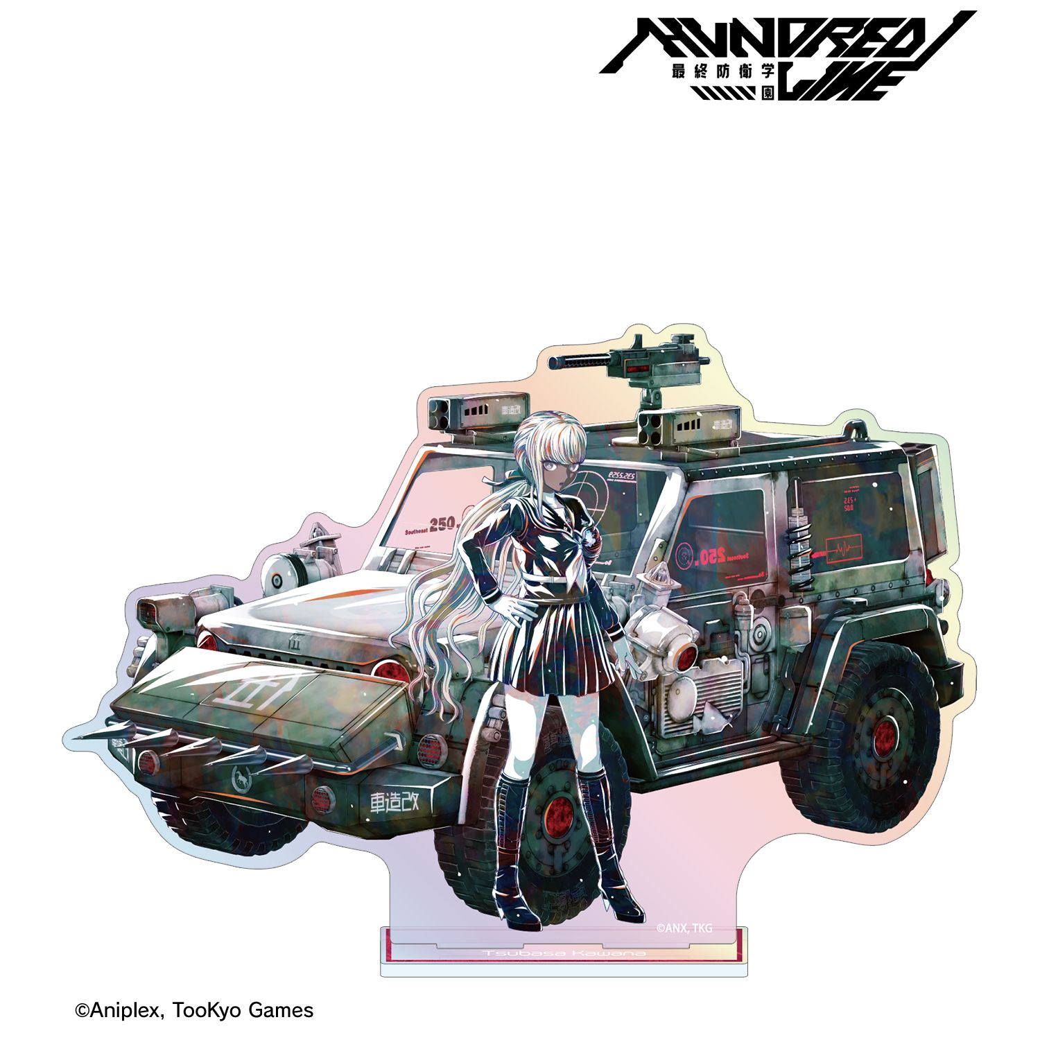 HUNDRED LINE -最終防衛学園- 川奈つばさ Ani-Art オーロラアクリルスタンド 画像 2 | AniSmile