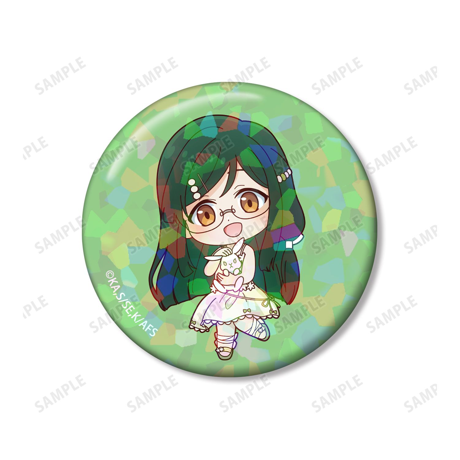 テレビアニメ『春夏秋冬代行者 春の舞』 葉桜瑠璃 ホログラム缶バッジ3個セット 画像 3 | AniSmile